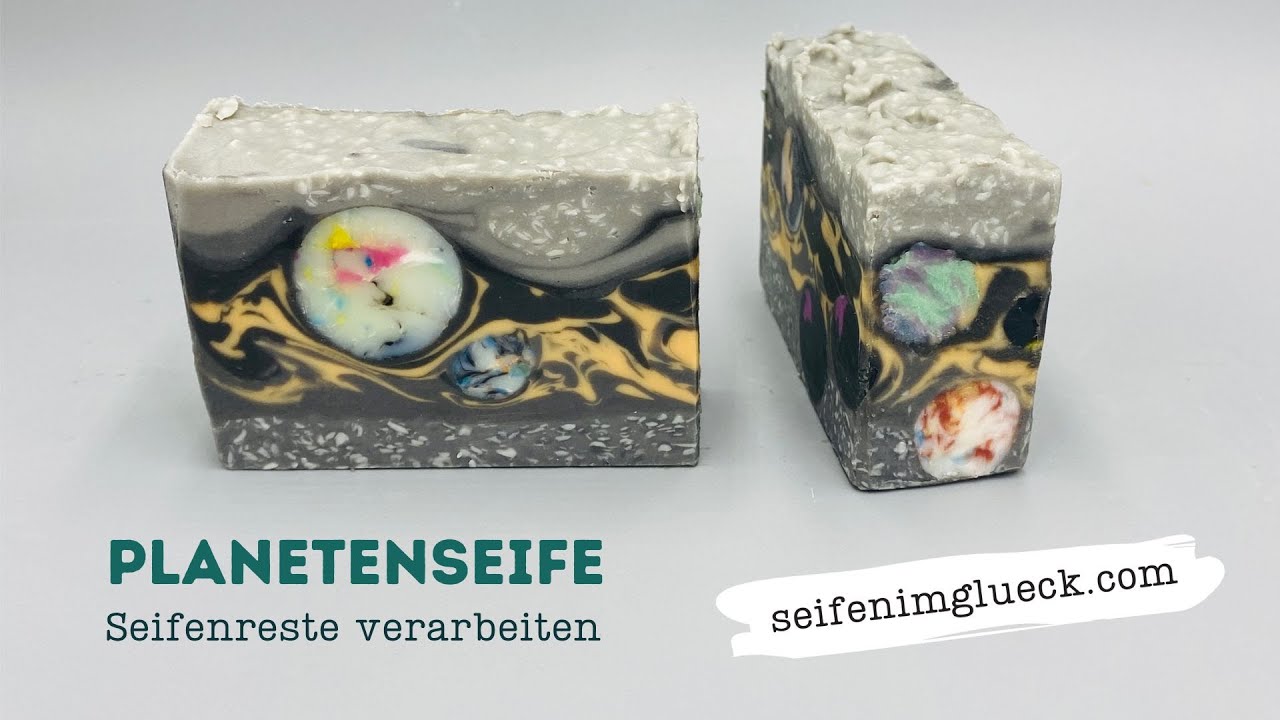 Planetenseife - Seifenreste verarbeiten - Seifentutorial by Diane Schmid