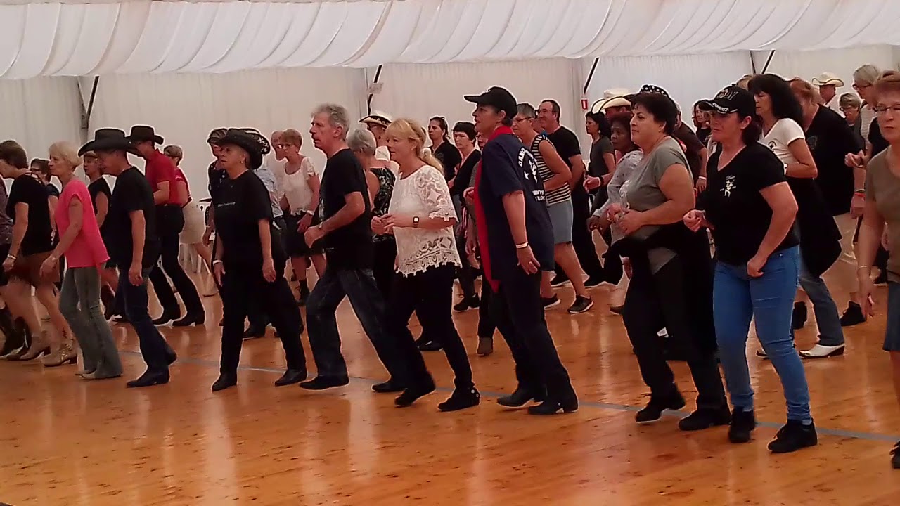 JUST A BURNING MAN country line dance DAN ALBRO