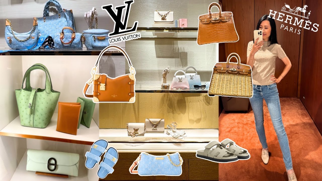 Luxury Shopping: Hermes RTW Try On, LV By The Pool 🫠👎 WHAT’S going on with Louis Vuitton Quality??