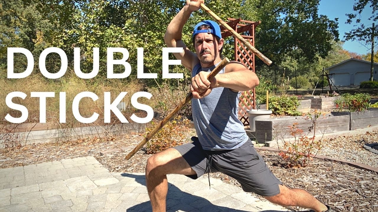 Double Sticks Sinawali Combo from Filipino Martial Arts