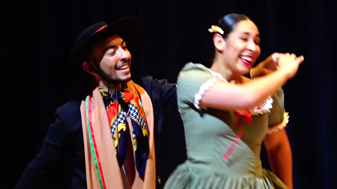 Pareja de danza tradicional.  "Laborde 2018" (Chamamé) Ibarrola-Molina
