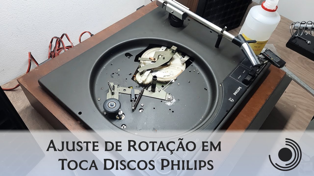 Dica - Ajuste de Rotação em Toca Discos Philips com Rolamentos!
