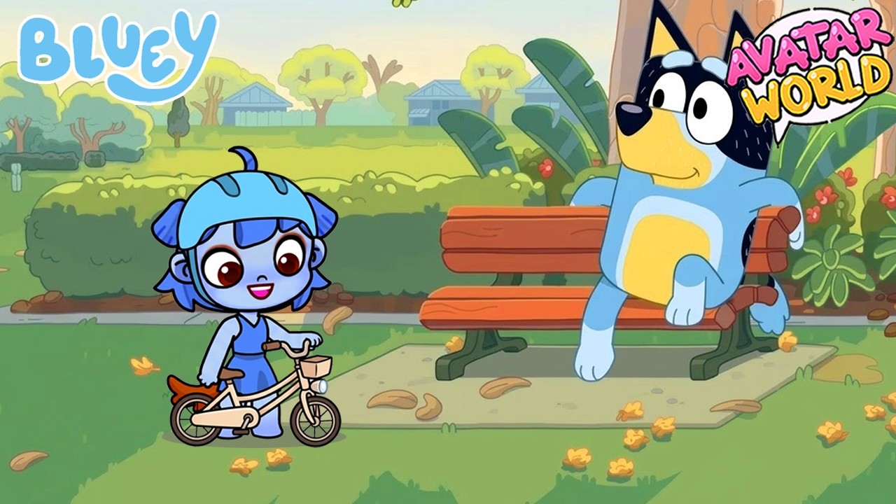 🐶 BLUEY EN MUNDO AVATAR  🐾 Bicicleta 🚲 Episodio Completo