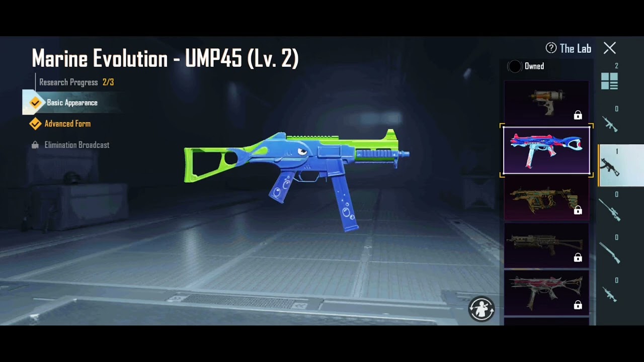 PUBG mobile UMP upgrade to level Max