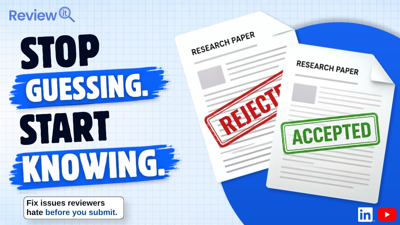 Stop Paper Rejections: ReviewIt Finds Issues Before You Submit