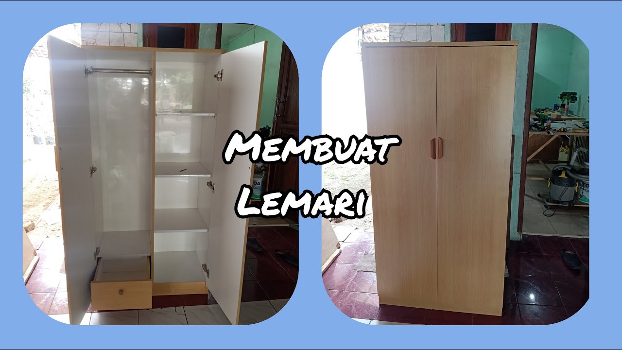 Membuat lemari dua pintu