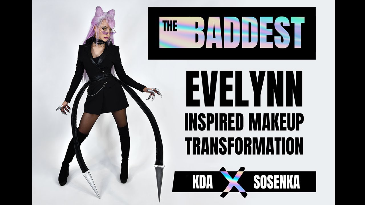 Evelynn K/DA - The Baddest Makeup Tutorial by Sosenka