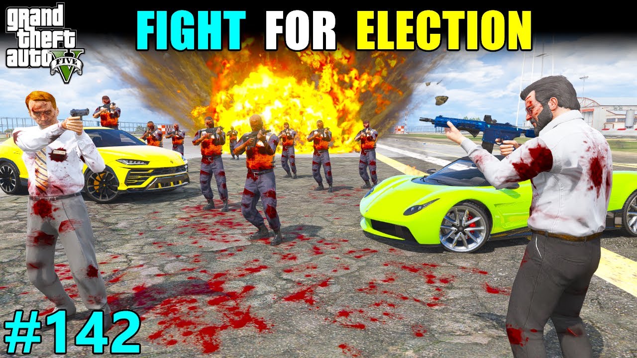 MICHAEL FIGHTING WITH MAYOR FOR ELECTION | GTA 5 GAMEPLAY #142