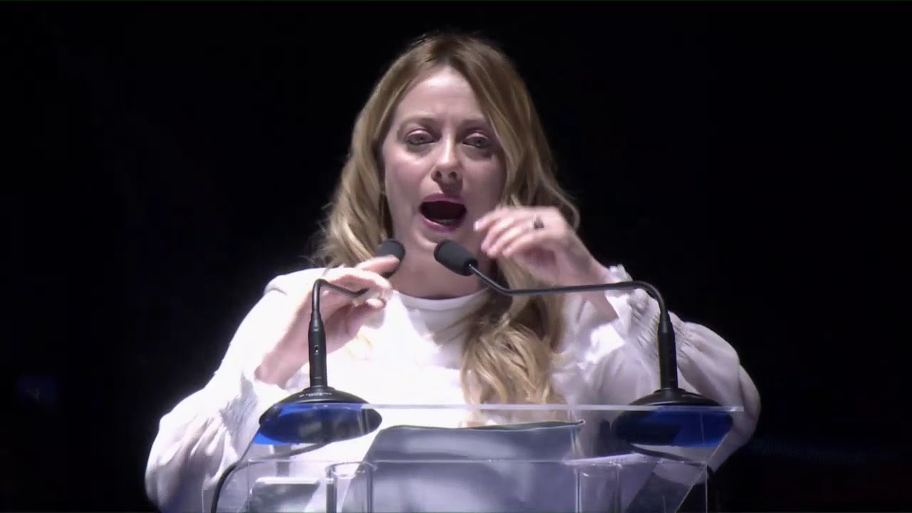 Relazione introduttiva di Giorgia Meloni al congresso di Fratelli d'Italia