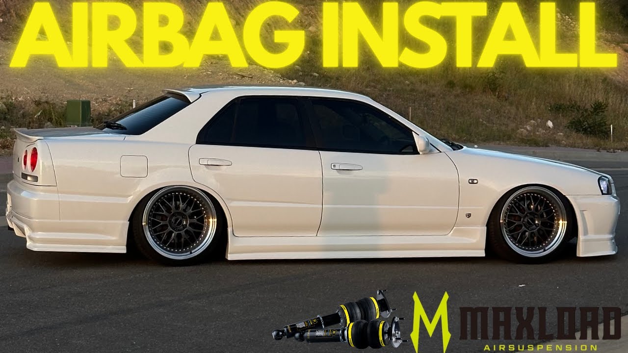 R34 Skyline в ловушке! Установка пневмоподвески MaxLoad (часть 1)