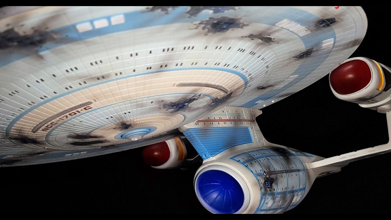 Applying battle damage to the USS Enterprise NCC-1701-C