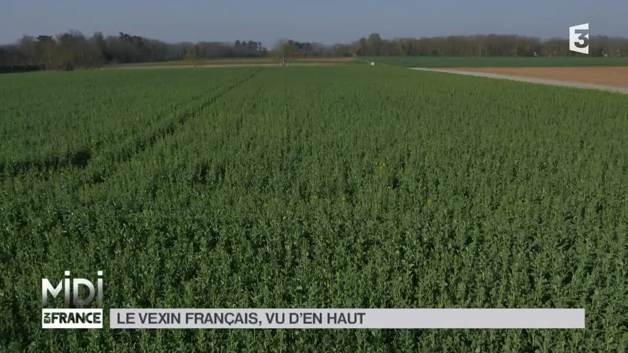 VUE D'EN HAUT : Le Vexin français