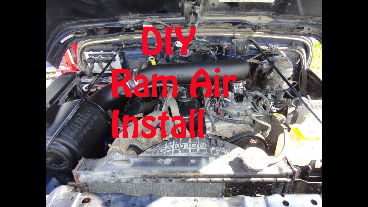 Jeep TJ,XJ Ram Air Install