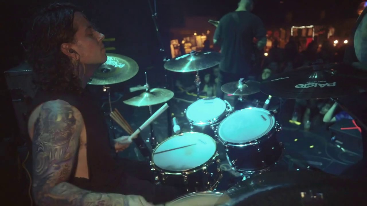 SJC Custom Drums - Austin Archey of Lorna Shore - UNRELEASED TRACK! Live Drum Cam