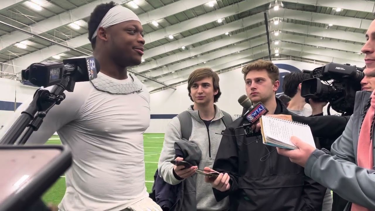 Penn State LB Kobe King 11/8/23 | Michigan Week | NSN