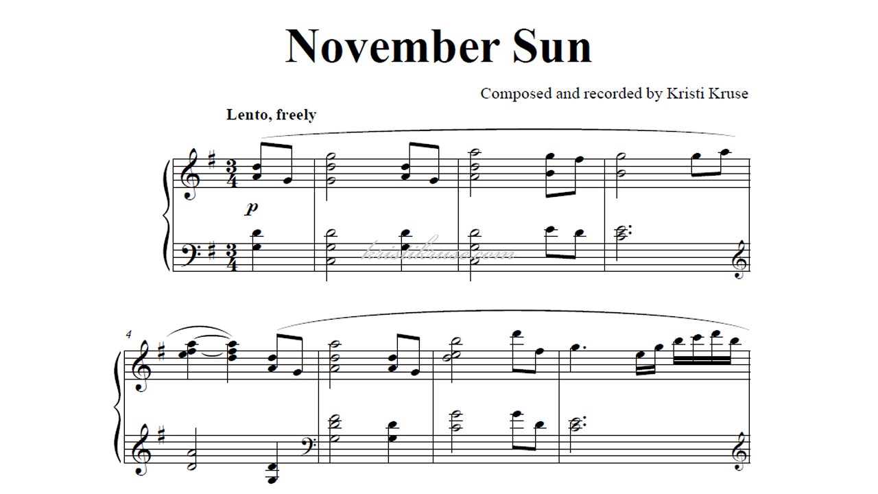 November Sun ☀️