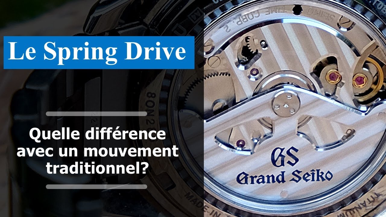 Le fonctionnement du Spring Drive