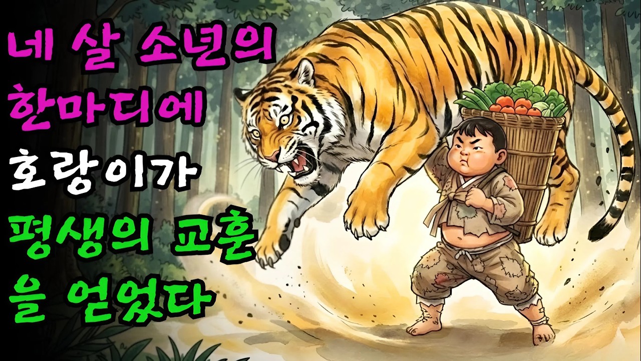 네 살짜리 소년이 호랑이를 “게으른 당나귀”라고 부르기만 했는데도, 그 호랑이는 평생 잊지 못할 교훈을 얻었다