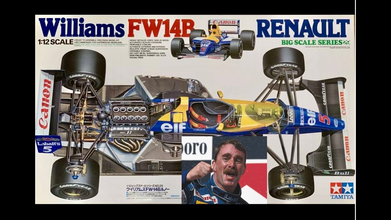 Tamiya 1/12 Williams Renault FW14B Kit Review