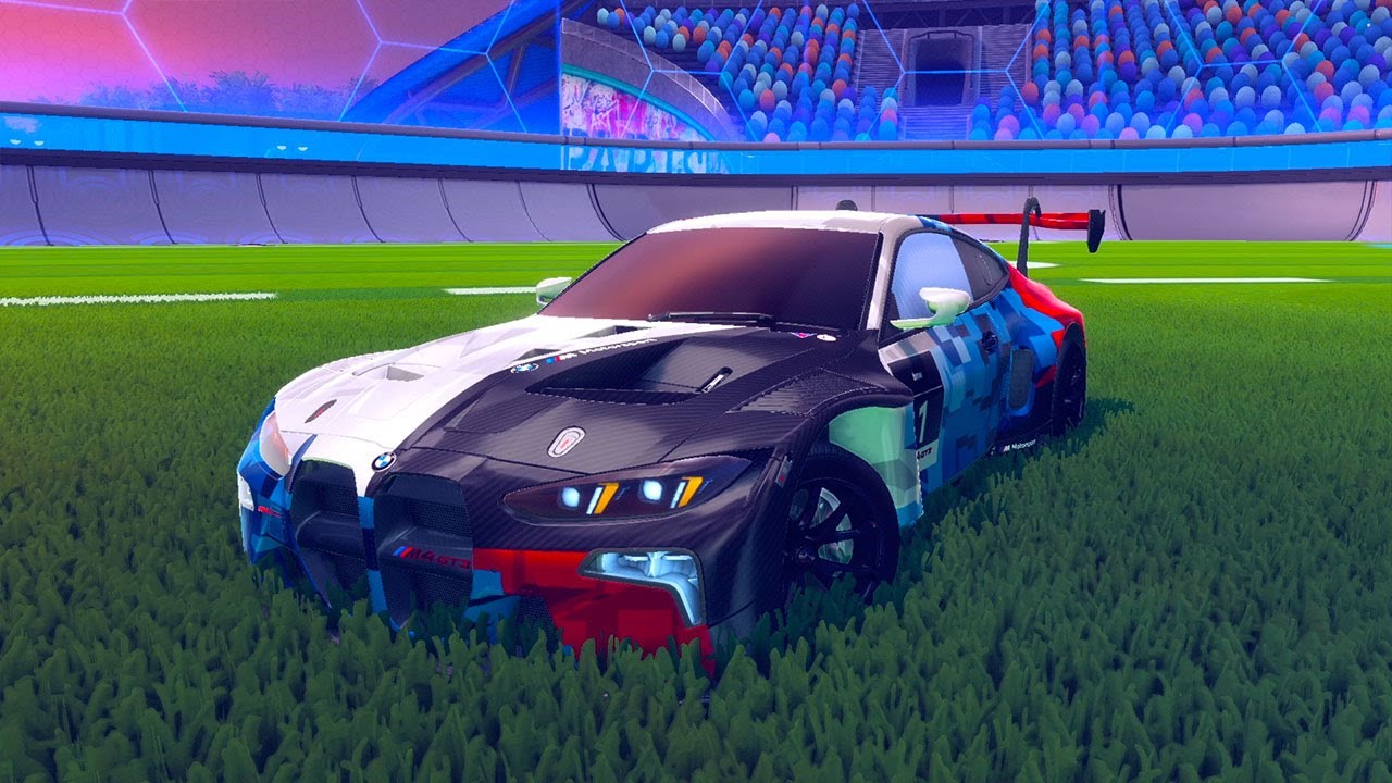 Новый BMW M4 GT3 EVO выглядит просто потрясающе в Rocket League &mdash; геймплей Rocket League