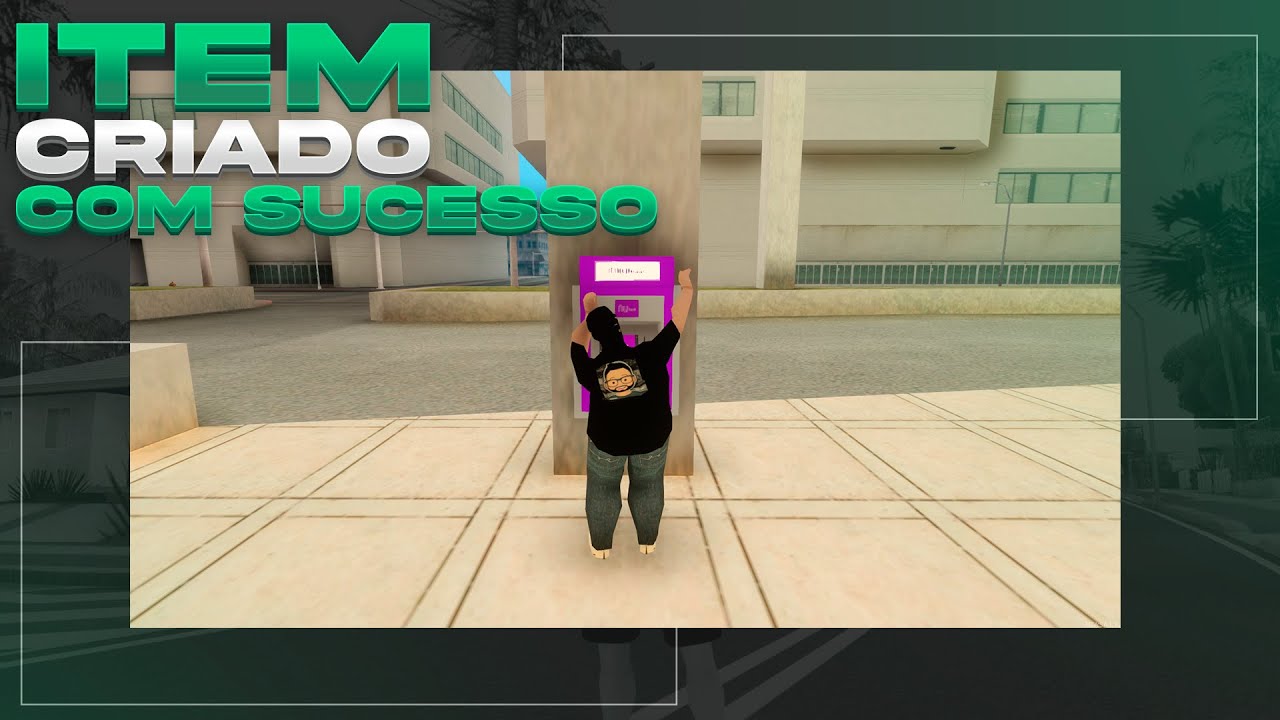 Criando item no inventário para o mod do BANCO GTA RP [MTA:SA]