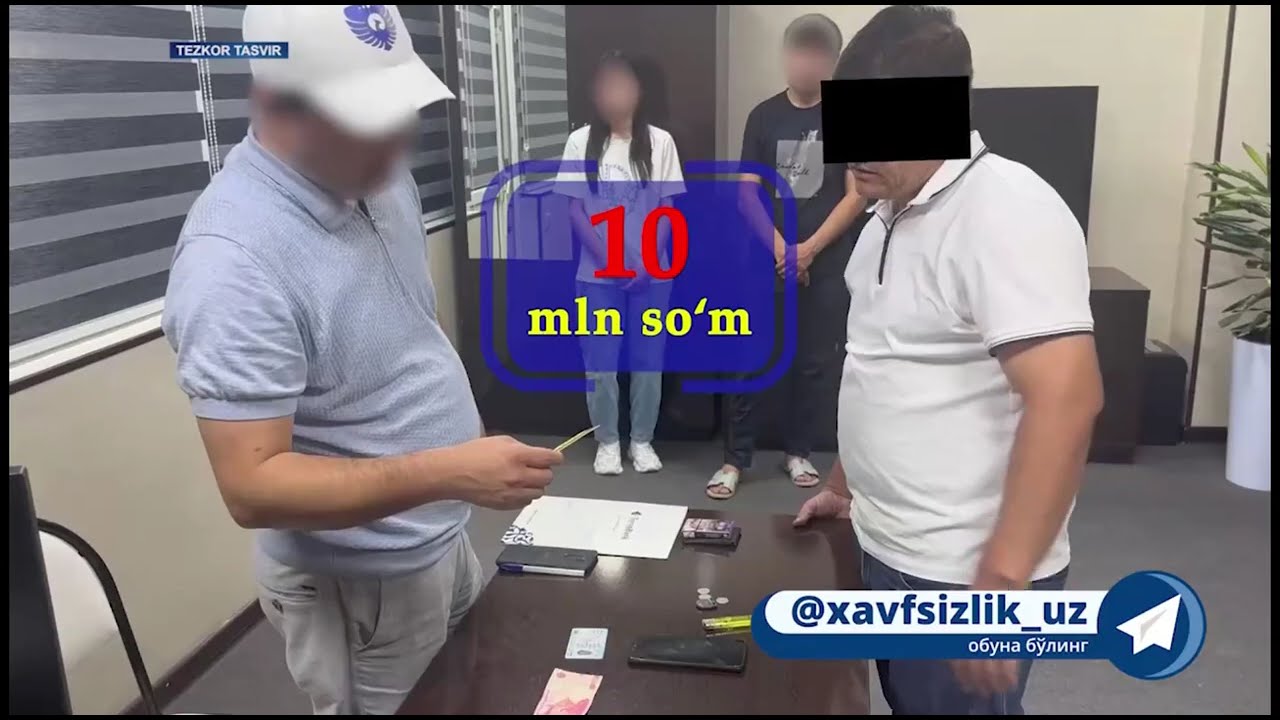 Порахўр божхоначи, солиқчи ва прокурорлар қопқонга тушиб қолибди (Ҳафта криминаллари 26.09.2025)