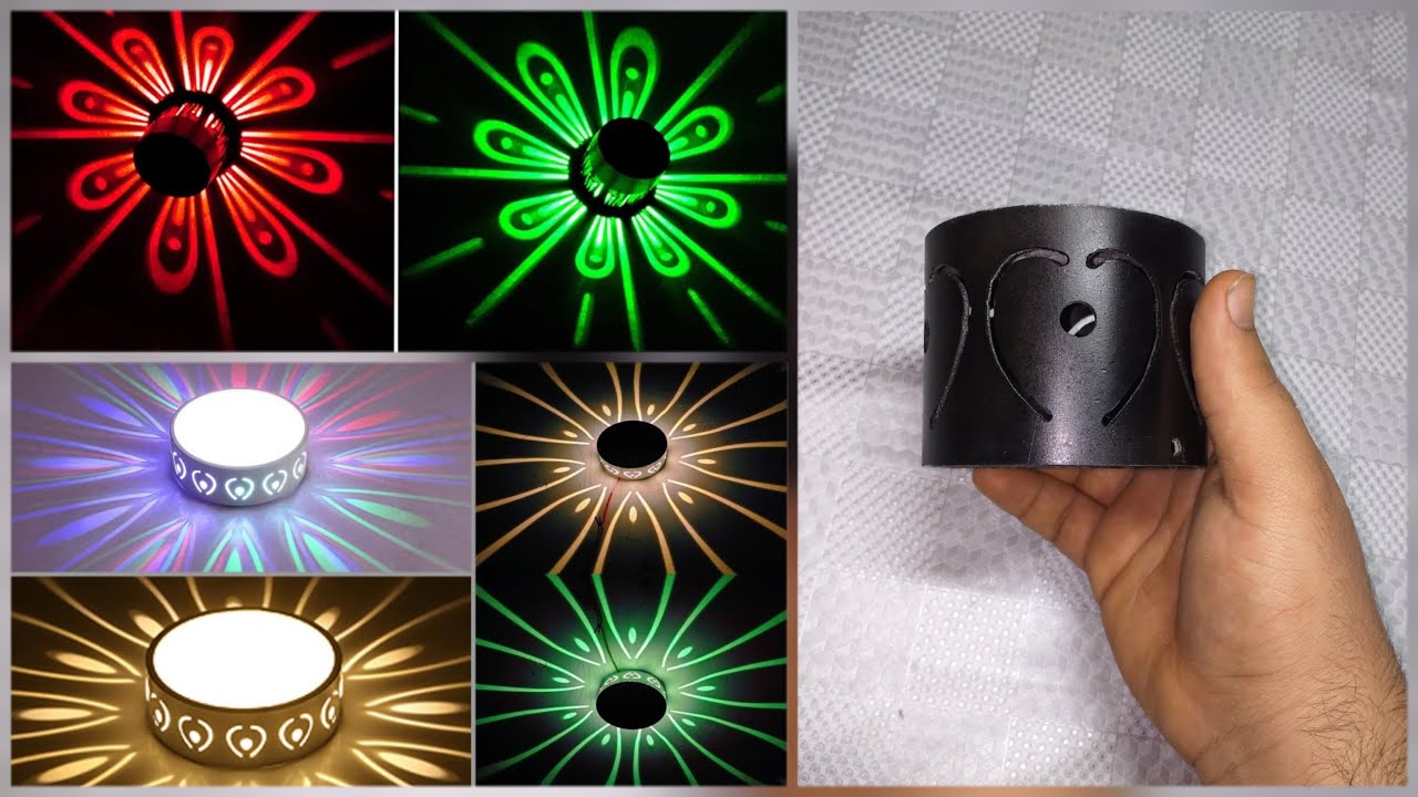 Making a 3D lamp for the corridor ceiling with PVC pipe