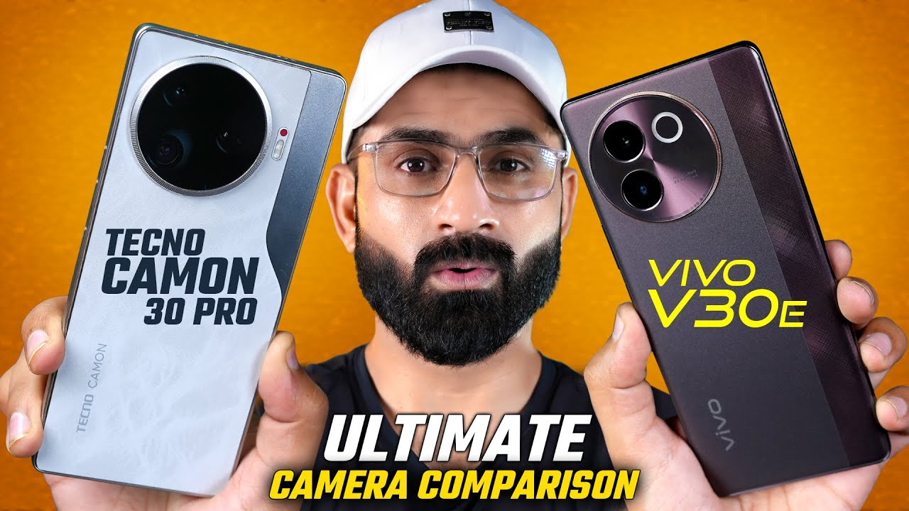 Vivo V30e Vs Tecno Camon 30pro Full Detailed Camera Test ! Which One Is better? Day &Night