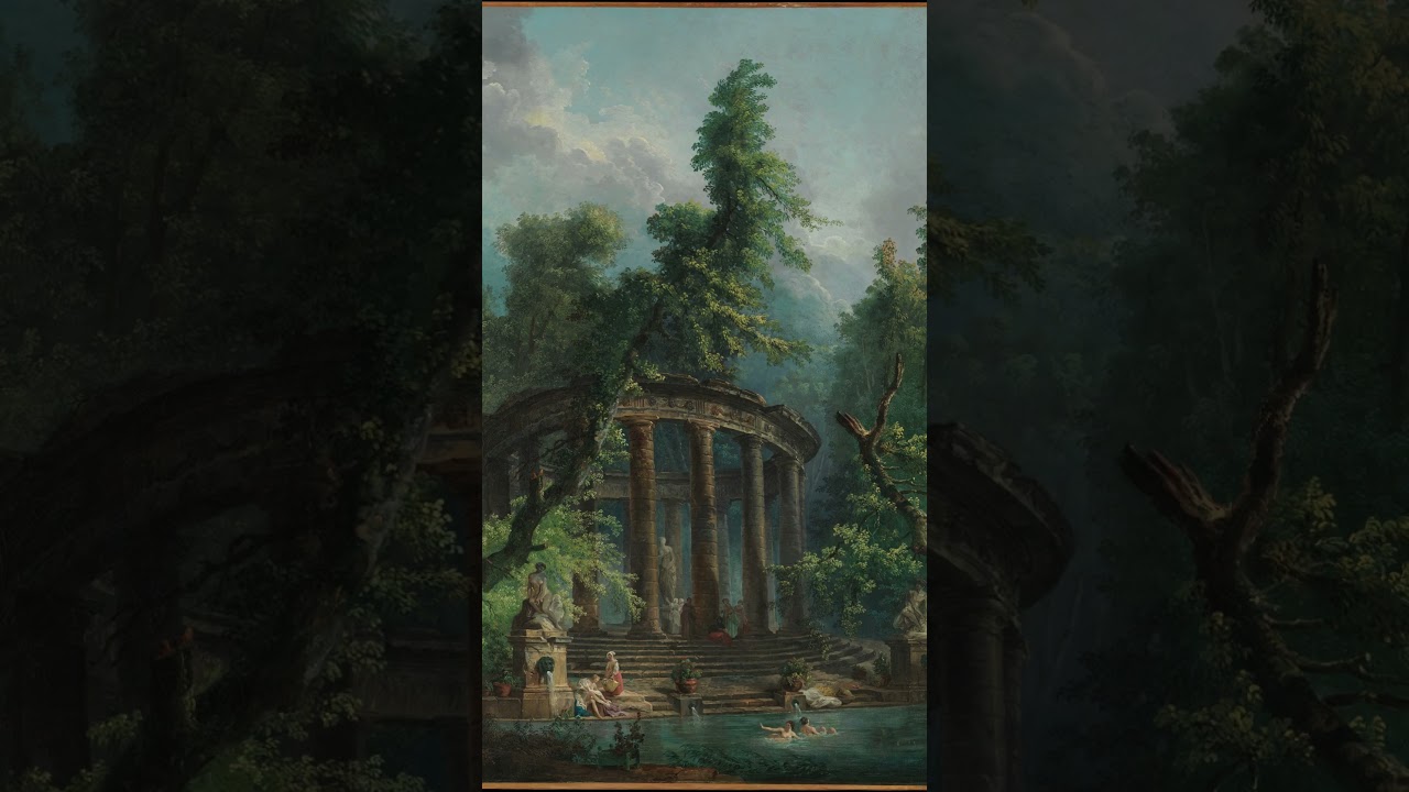 5 Paintings by Hubert Robert | Vintage Art Screensaver | Background Art | Wallpaper| 4K Art