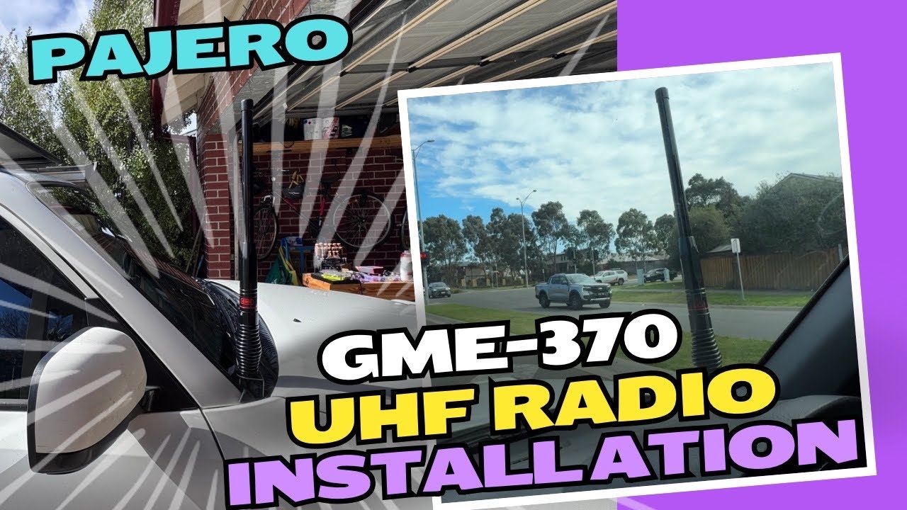 Установка радиостанции UHF GME-370 - PAJERO / SHOGUN / MONTERO