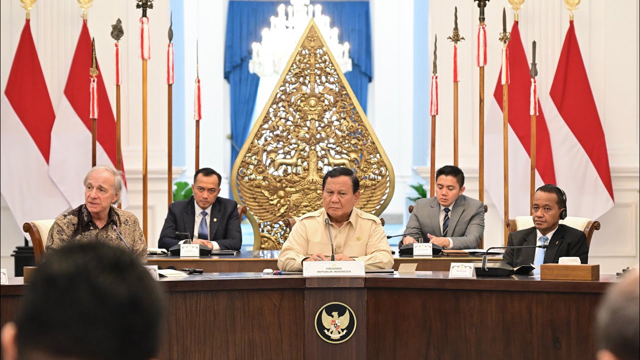 Pengantar Presiden RI pada Pertemuan dengan Investor Global Ray Dalio, Istana Merdeka, 7 Maret 2025