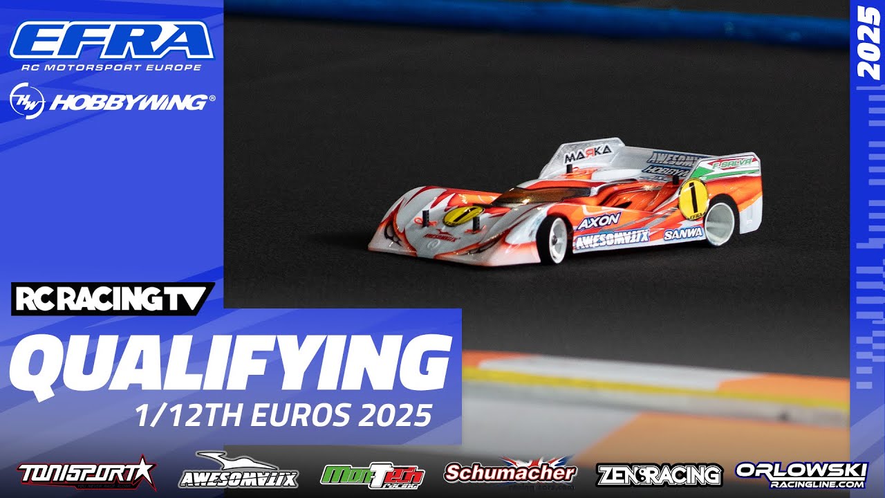 Qualifying Day 1 - EFRA 1/12th European Championships 2025 Presented by Hobbywing