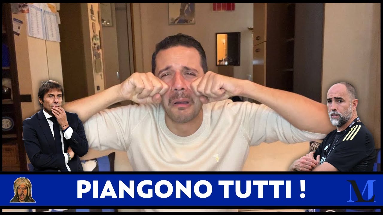 &Egrave; RECORD! CONTE SORPASSA TUDOR E SI CONFERMA CAMPIONE DI PIANTO! IMBARAZZANTI!