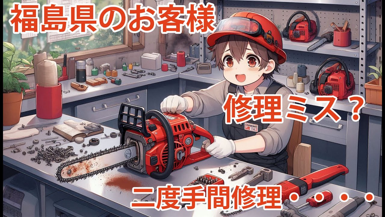 【ハスクバーナ】クラッチ不良の550XP-Mark2の修理でまさかの事態に...