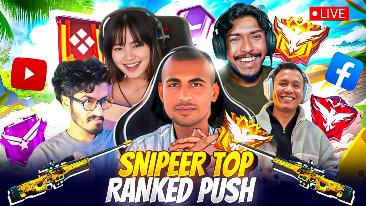 Grandmaster Top 1 Push V Badge Lobby ❤ FF LIVE ✌ Free Fire LIVE! #ff #freefire #bstsaifulyt #shorts