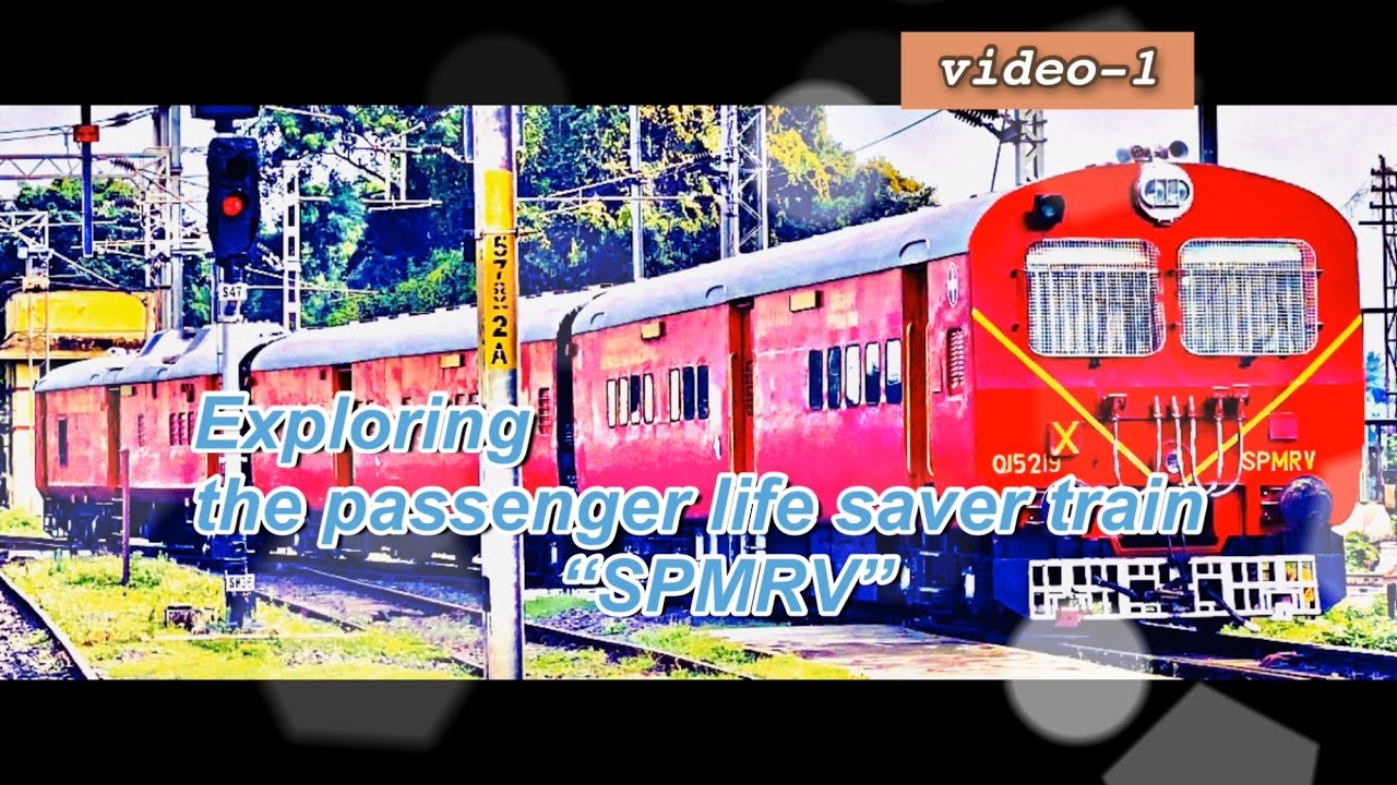 Самоходный медицинский фургон SPMRV video-1 | Железная дорога | необходимо проверить колеи