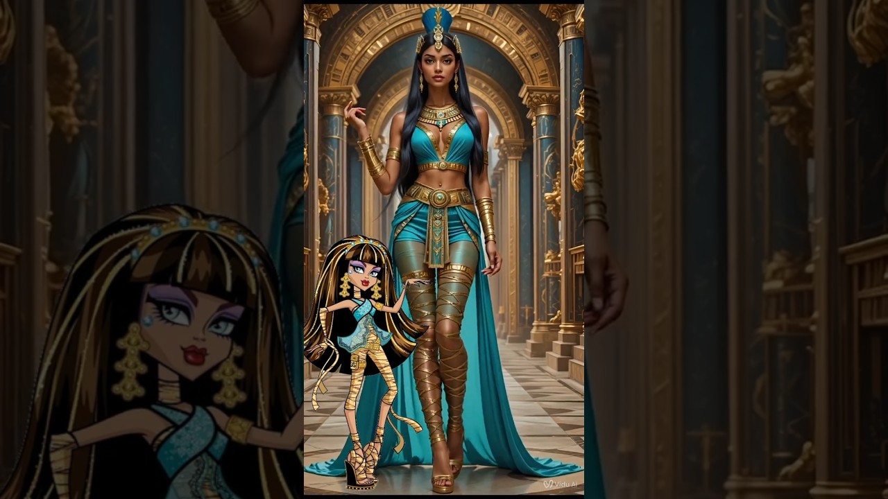 Monster High in Real Life Part 2 | Cleo de Nile, Ghoulia Yelps, Abbey Bominable & Deuce Gorgon AI