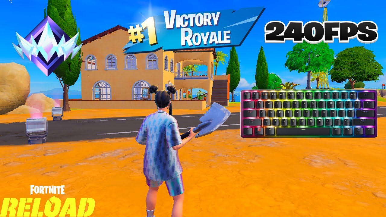 Fortnite Unreal Ranked Reload On PC {Keyboard & Mouse Gameplay} 240FPS 4K