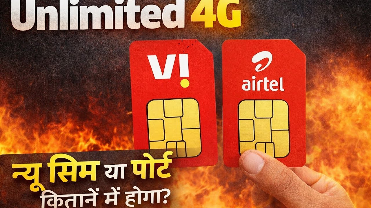 VI vs Airtel New SIM & Port Charges | Real Shop Prices Explained