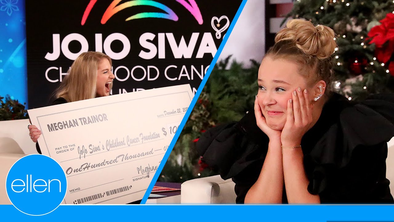 Meghan Trainor Brings JoJo Siwa to Tears with Surprise Gift