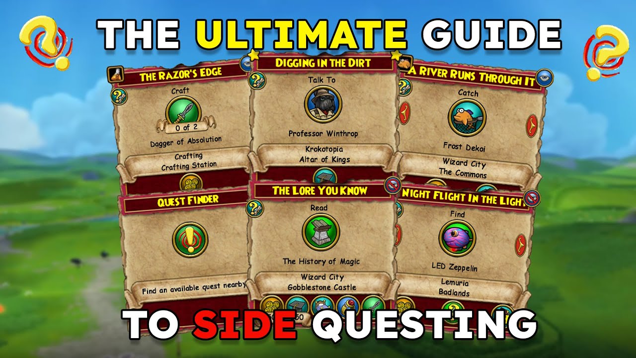 Why Side Questing MATTERS in Wizard101