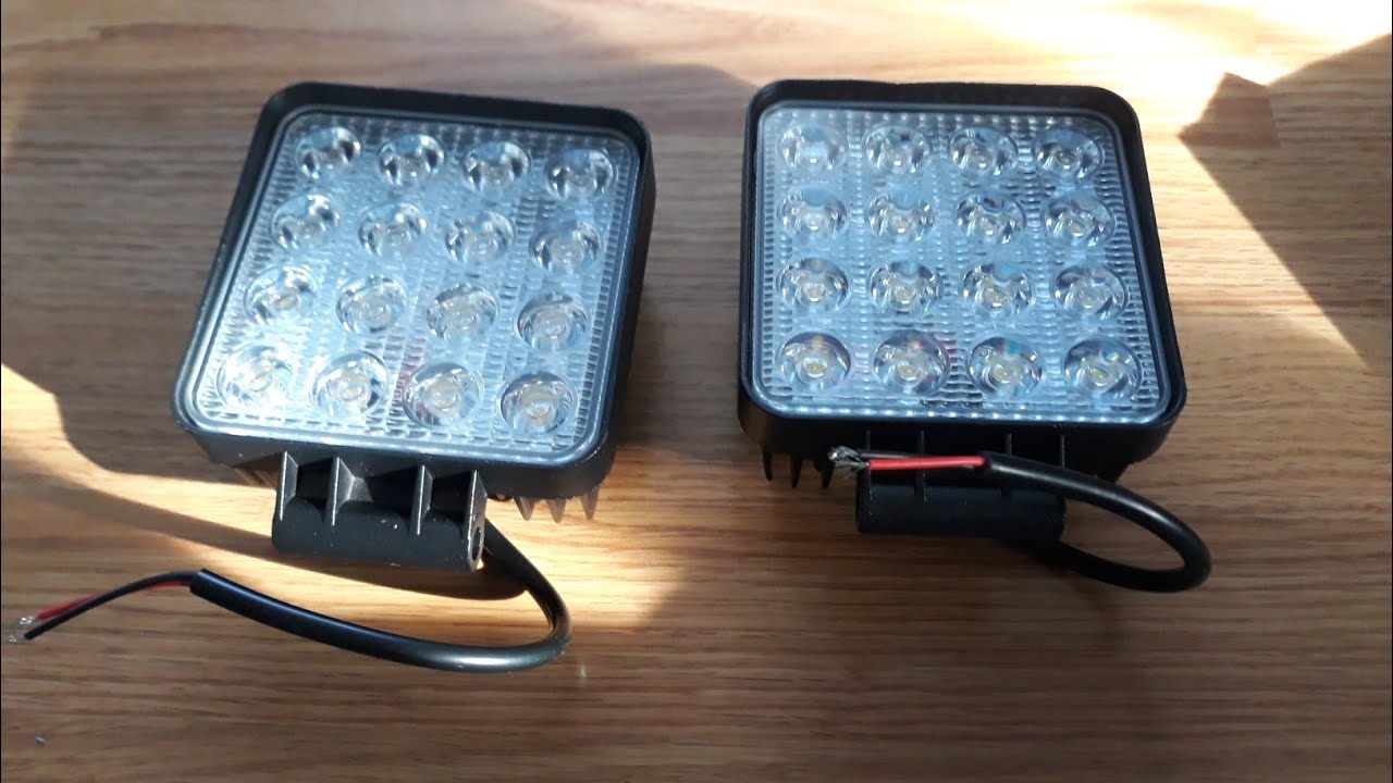 Unboxing proiectoare led 48W/Mutare proiectoare pe tractor