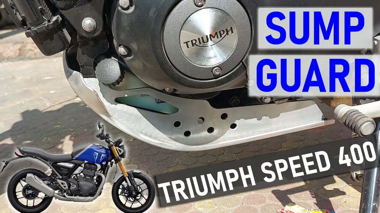 Triumph Speed 400 - OEM Sump Guard / Bash Guard | Cost ?? #triumphspeed400