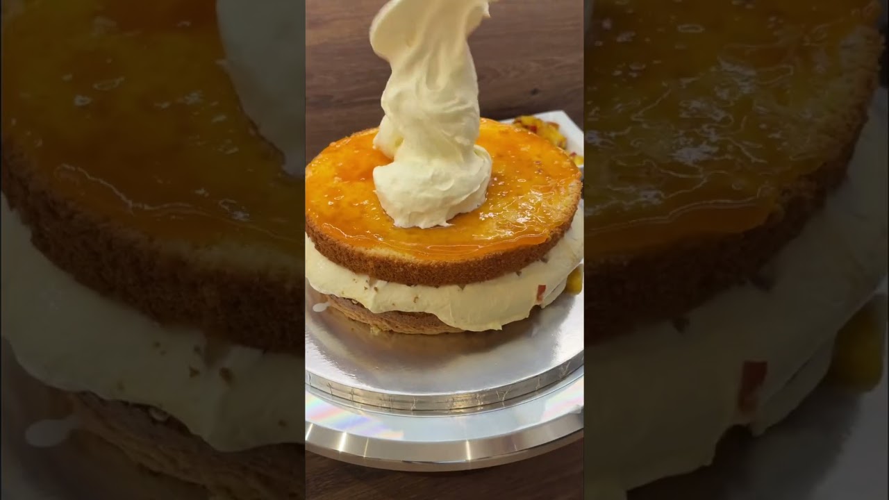 Einfache Pfirsich Torte mit Rezept