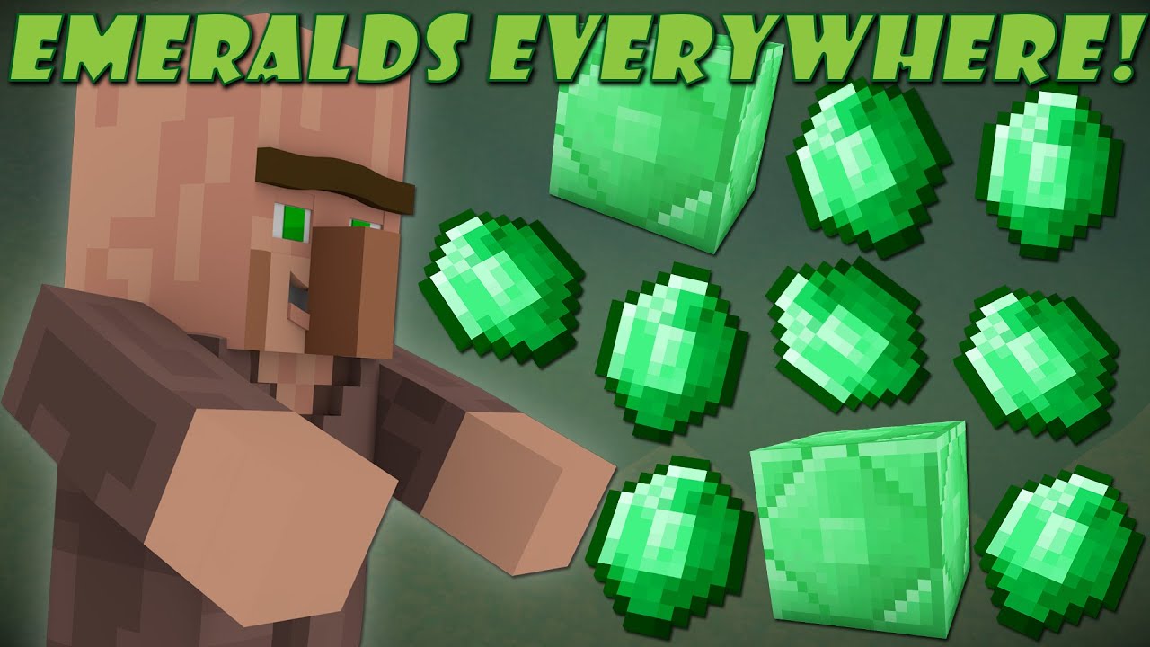If Emeralds Weren't Rare - Minecraft
