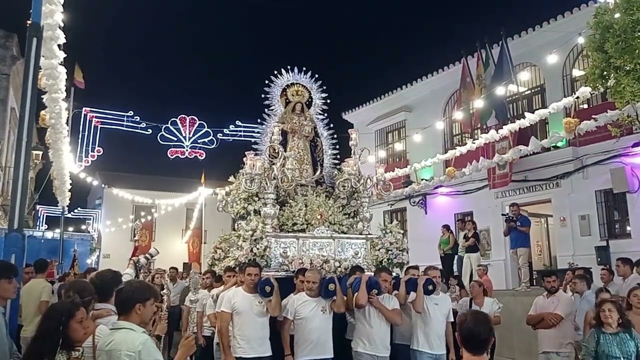 Procesión de San Miguel Arcángel y la Virgen del Buen Suceso de Castilleja del Campo, 2025.