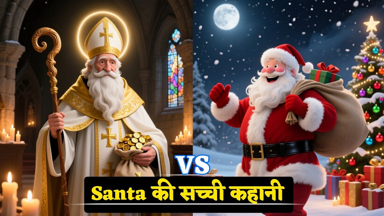 Santa Claus की असली सच्ची कहानी 🎅 | Saint Nicholas की सच्चाई | The Real Meaning of Christmas 🎄