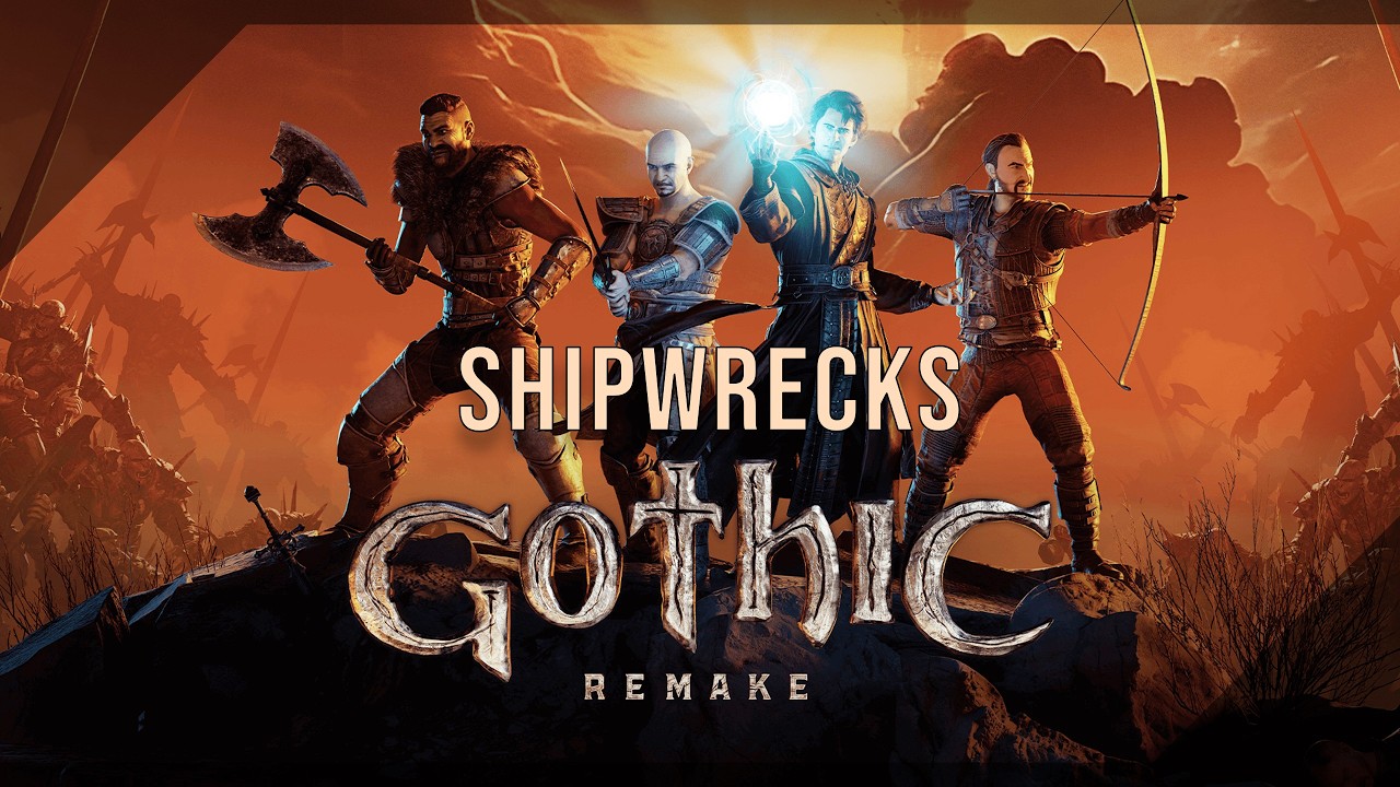 Gothic 1 Remake (Hard + Permadeath) 100% Walkthrough Part 17 Shipwrecks