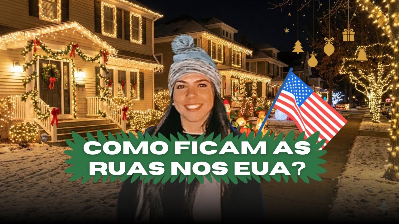 Em Janeiro ainda tem decoração de Natal nos Estados Unidos? 