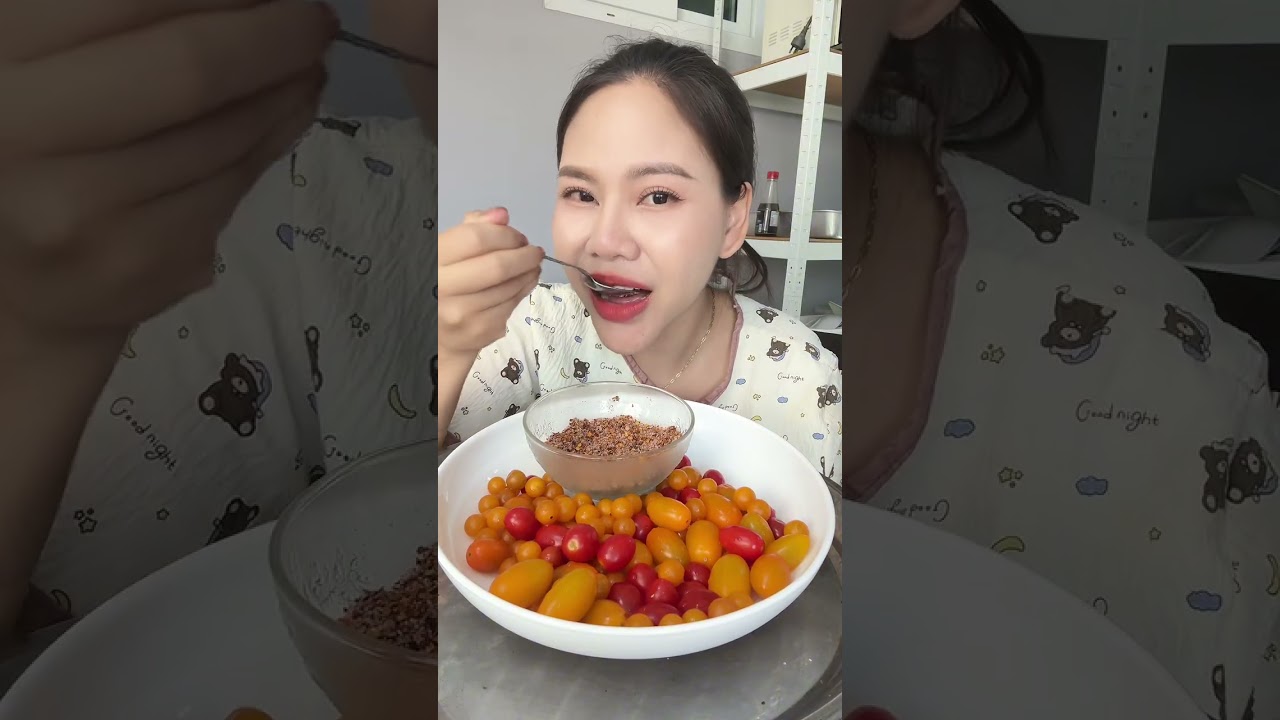 มะเขือเทศราชินี กรอบอร่อยคลุกพริกเกลือ